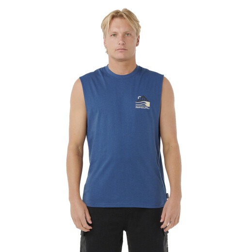 Musculosa Rip Curl Vaporcool Search Range - Azul Musculosa Rip Curl Vaporcool Search Range - Azul