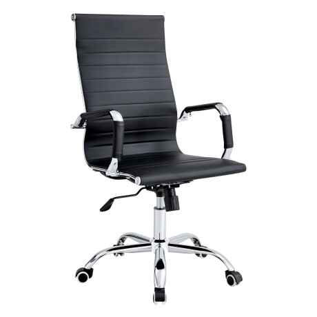 ASIENTO DE OFICINA PU NEGRO D-101/HY-529