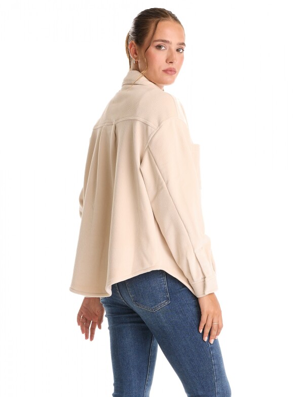 Sobrecamisa Corduroy Soft BEIGE CLARO