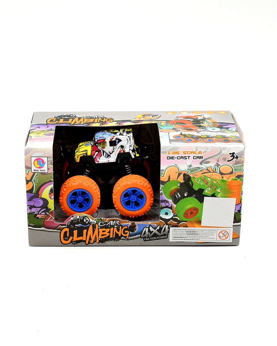 COCHE CON OBSTACULOS - NARANJA 