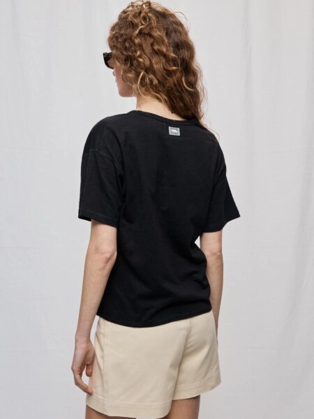 T-SHIRT D.CASSIN HARRY M.C ESC.V NEGRO