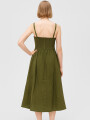 Vestido Mikra Verde Oliva