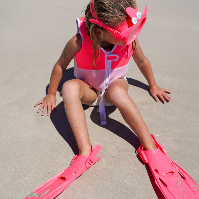 Set snorkel para niños Small Pink