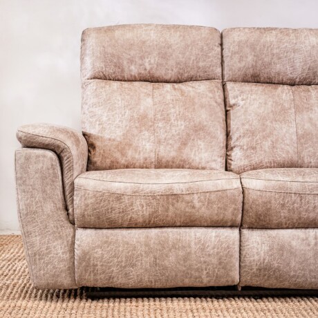 Sillón Reclinable Thomas 3 Cuerpos Beige Beige