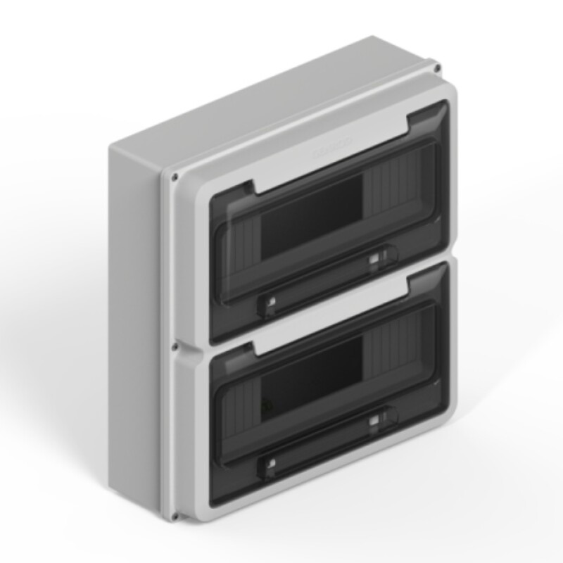 TABLERO EXT. IP65 p/24 polos DIN -GRIS GENROD TABLERO EXT. IP65 p/24 polos DIN -GRIS GENROD