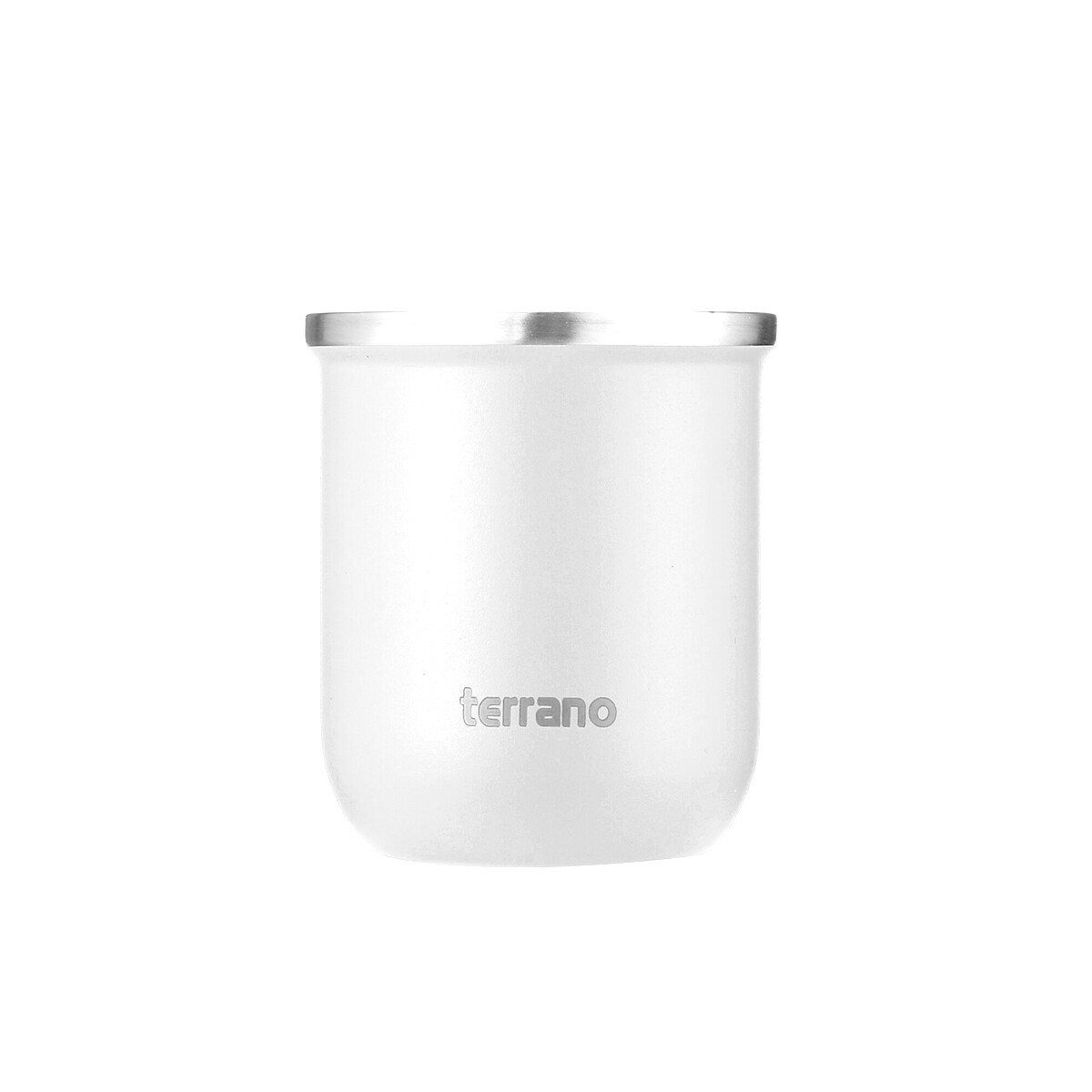 Mate Terrano Sicilia Acero Inoxidable - BLANCO 