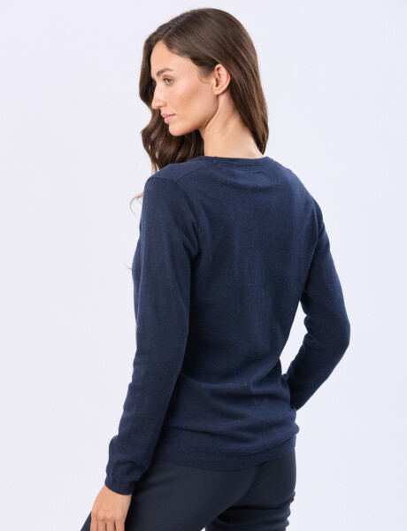 SACO TEJIDO CLÁSICO Marino