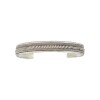 Brazalete tejido con borde-Plata 925-Sin Piedra-BR3041 sinpiedra
