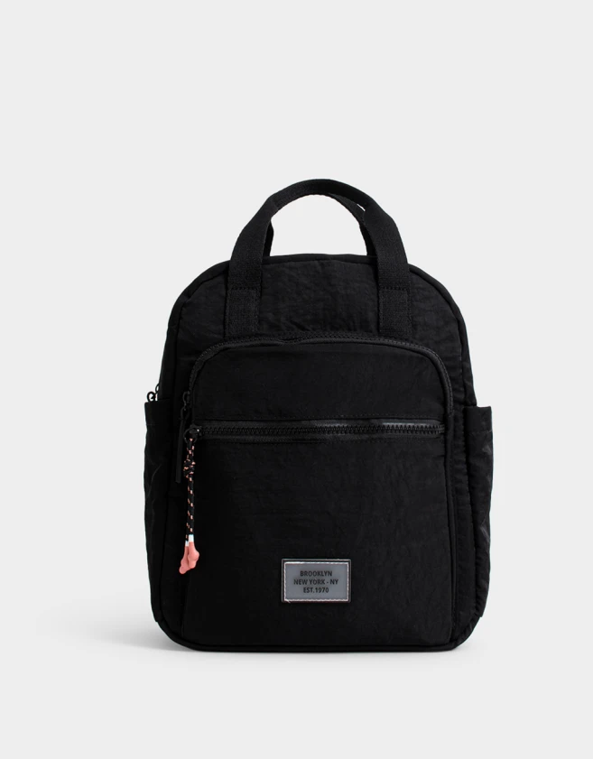 Mochilas Urbanas Color Block Mochila Colorblock - Negro