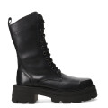 Botas de Mujer Miss Carol YUN acordonada de cuero Negro