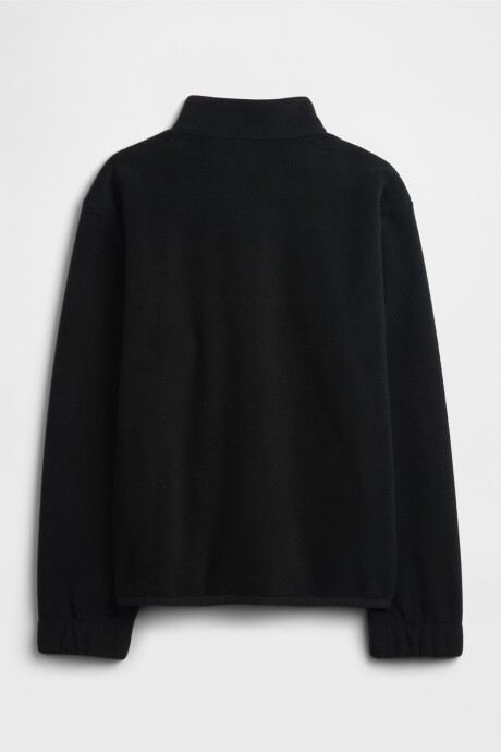 Buzo Medio Cierre Polar Niño True Black