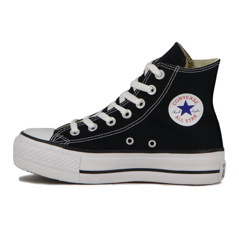 Bota Converse Chuk Taylor Plataforma Negro