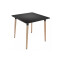 MESA DE COMEDOR EAMES CUADRADA 80 CM Mesa Eames Negra Cuadrada 80cm