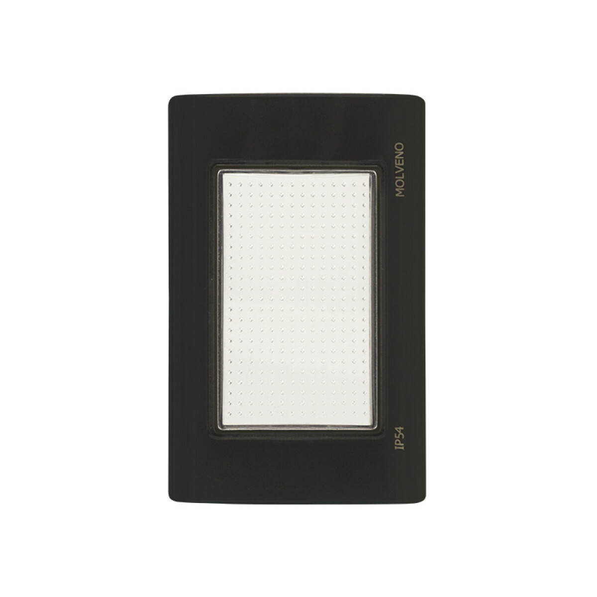 Plaqueta de Embutir con Membrana IP54 Atenea Grafito 