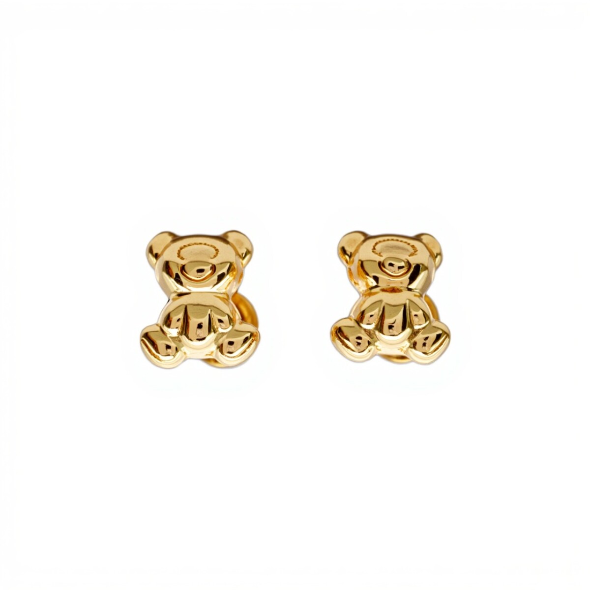 Abridores Ositos-Oro Bajo-Sin piedra-AB8008 - sinpiedra 