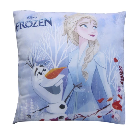 Almohadón Infantil Cuadrado Frozen 38 x 38 cm U