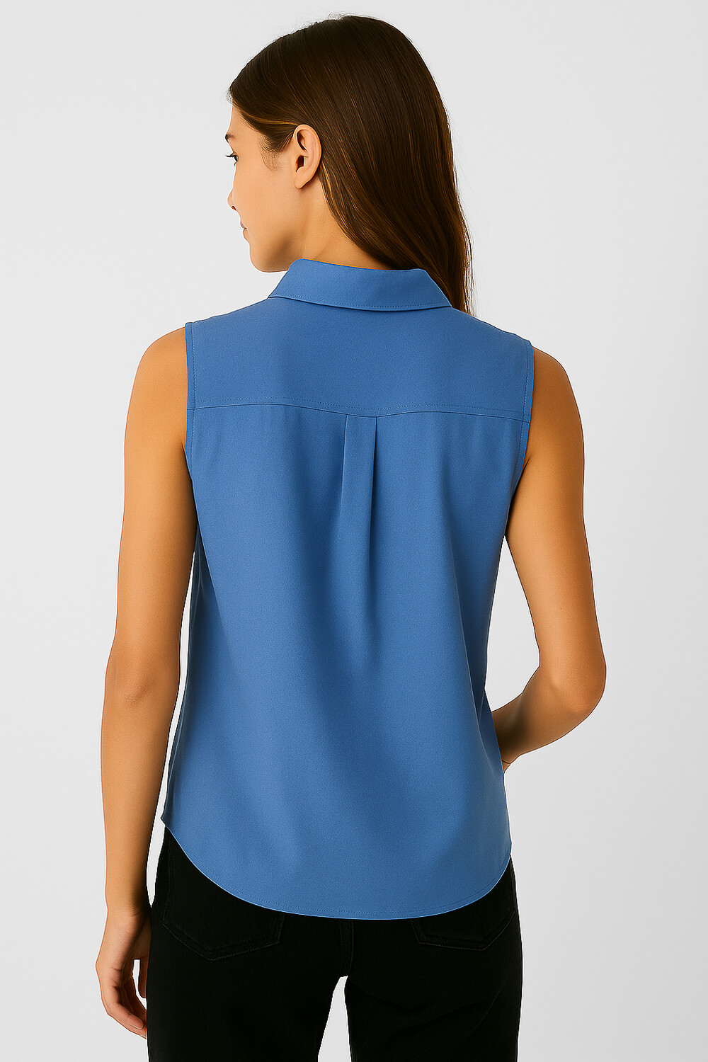 Blusa Bharta Azul Piedra