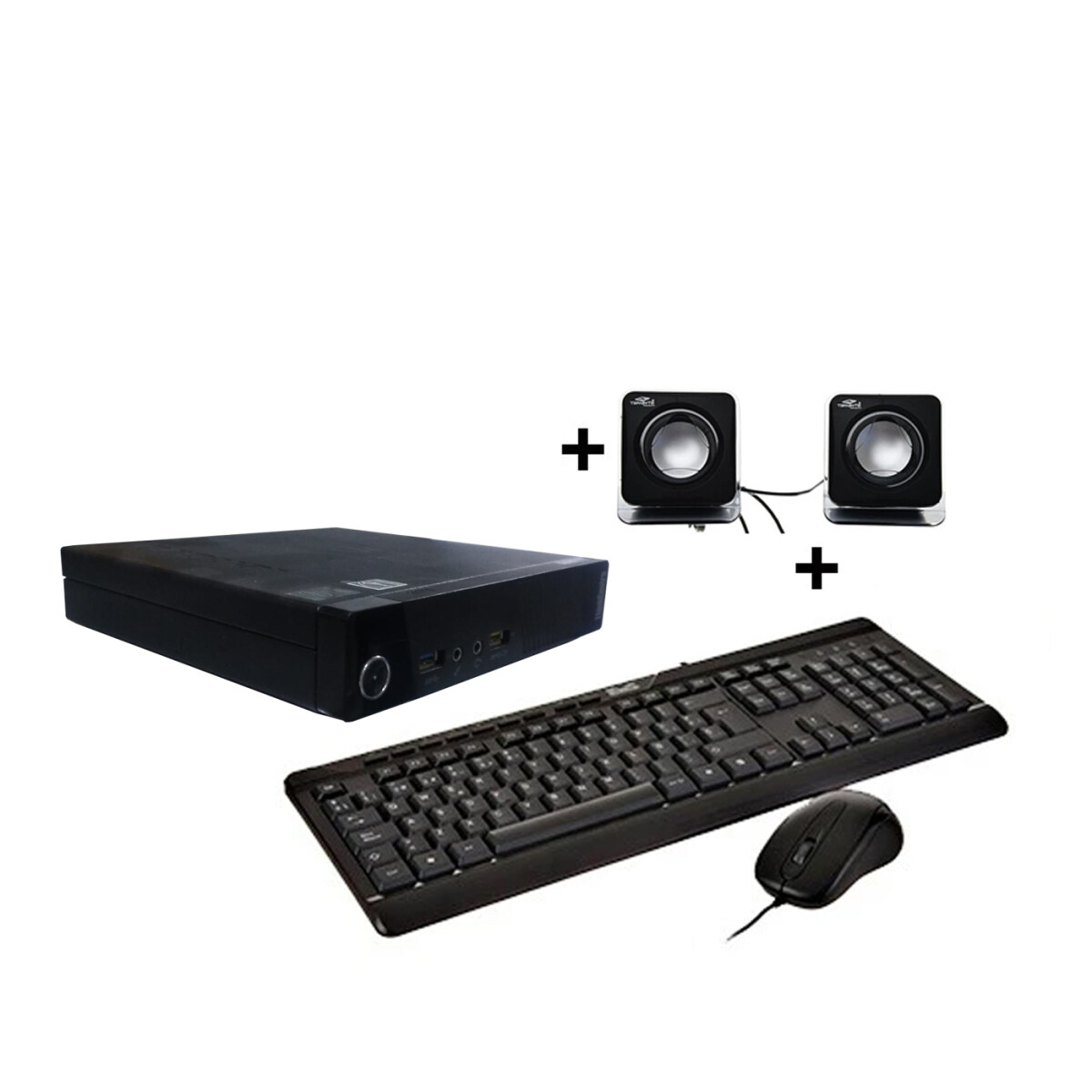 Mini PC Lenovo. Intel i3 - 4ªGEN. RAM 8GB. Disco Sólido NUEVO 240GB. Win10. Incluye teclado, mouse y parlantes NUEVOS. 