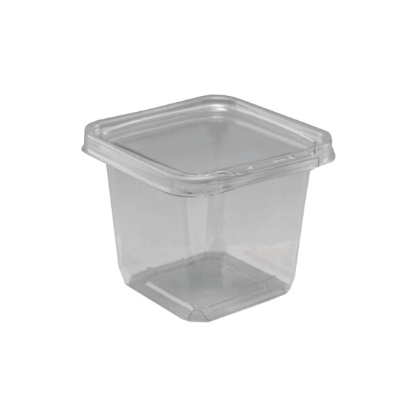 POTE PET CON TAPA LACRE 500 ML 11X9 TRANSPARENTE