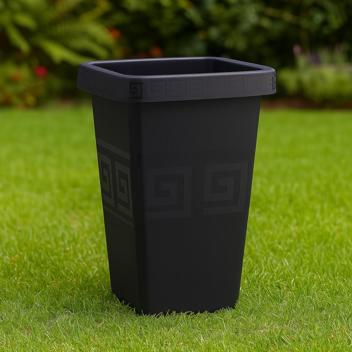 Maceta Piramidal 19.5Lts Negro Ref 0480 - NEGRO 