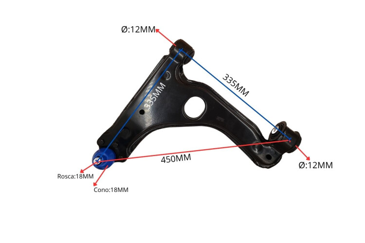 Parilla De Suspension Delantera Chev Astra 99-16 Izq Parilla De Suspension Delantera Chev Astra 99-16 Izq
