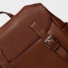 Mochila Aventure En Cuero Graneado Tabaco