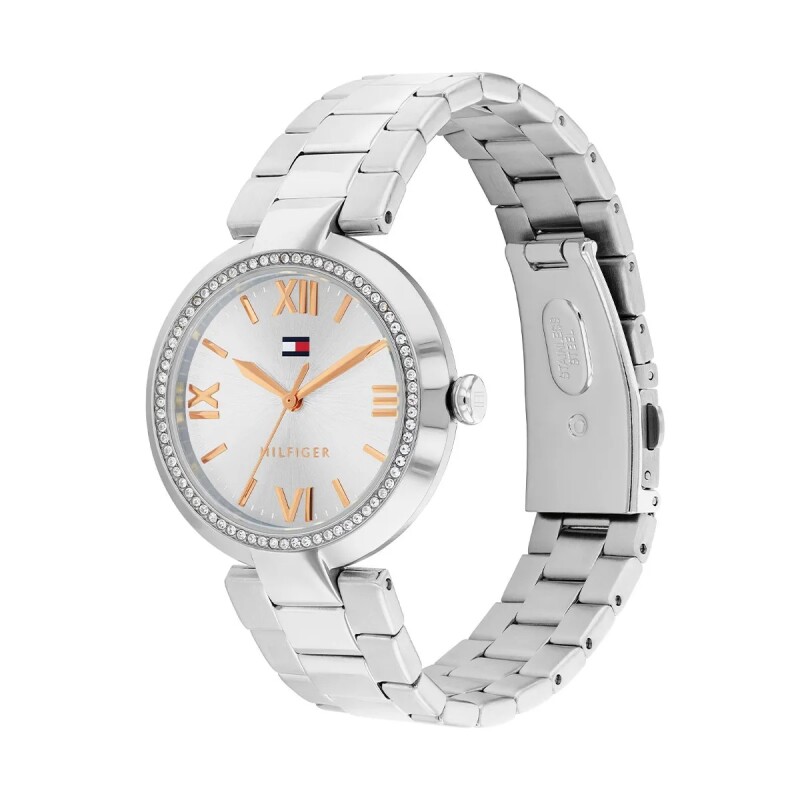 Reloj Tommy Hilfiger 1782681 para Mujer de Acero Plateado