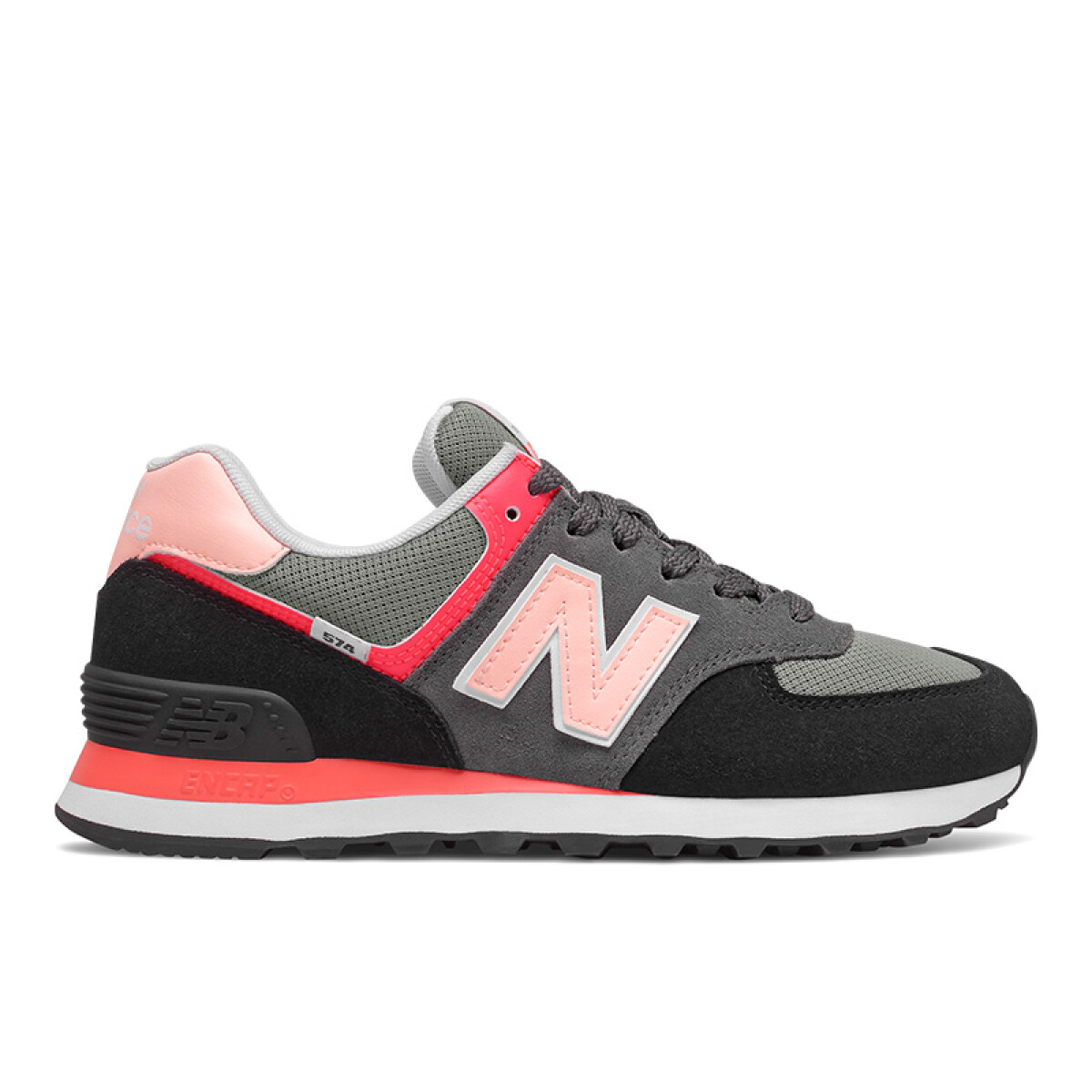 Championes New Balance de Dama - WL574ST2 - BLACK/PINK 