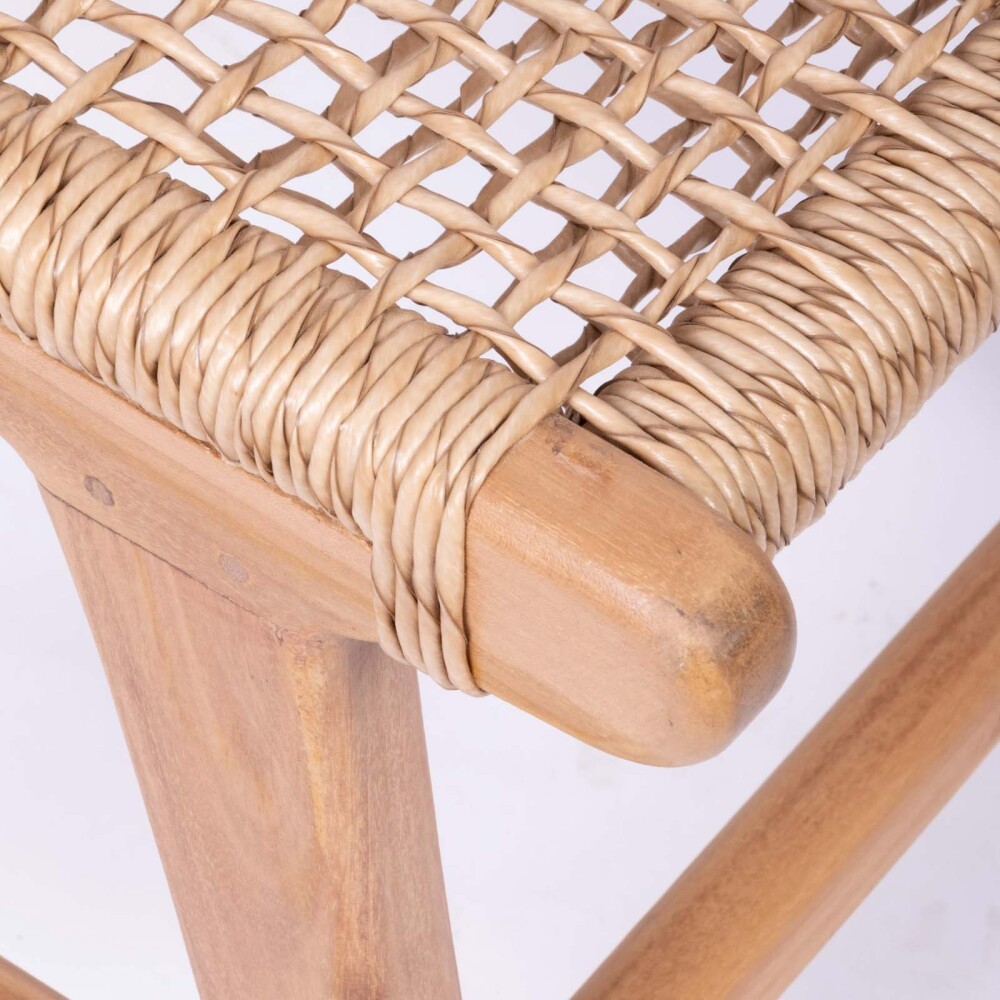 SILLA BAR MADERA NATURAL-BEIGE CURAZAO