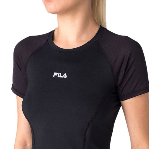 Remera FILA manga corta RACER Negro