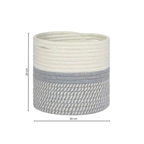 Canasto Seamix 30 cm Gris