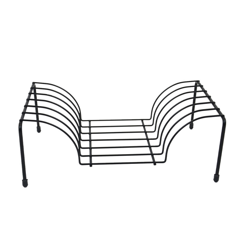 Soporte vertical para platos NEGRO