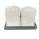 Set x2 Velones Blancos Rosas