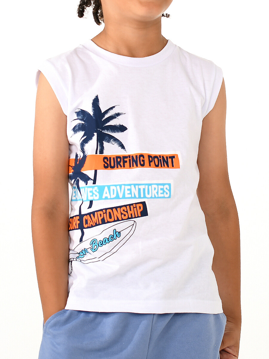 MUSCULOSA SURFING POINT - BLANCO 