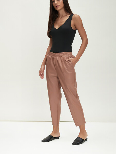 PANTALON OPALO MARRON MEDIO