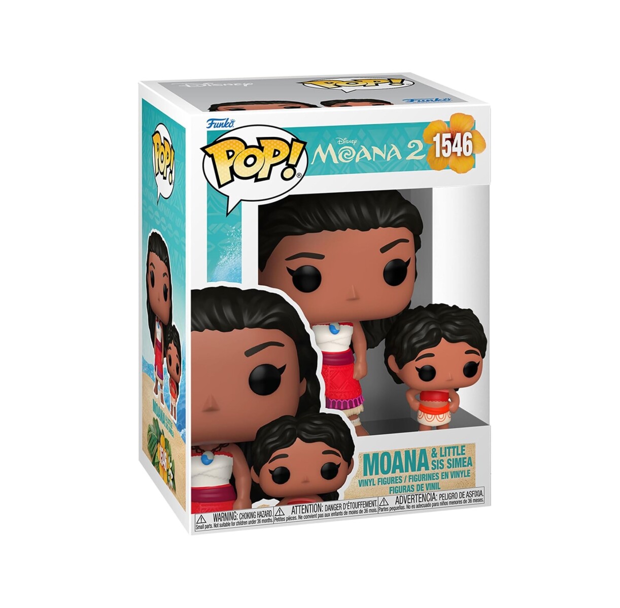 Funko Pop & Buddy Moana 2 Moana y Simea N.º 1546 