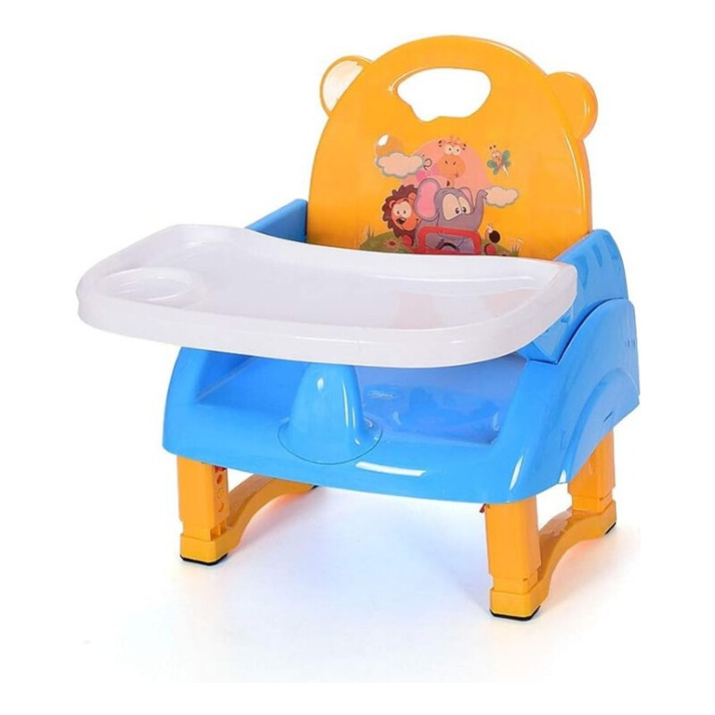 Silla De Bebe Para Comer Multiuso Portatil Azul