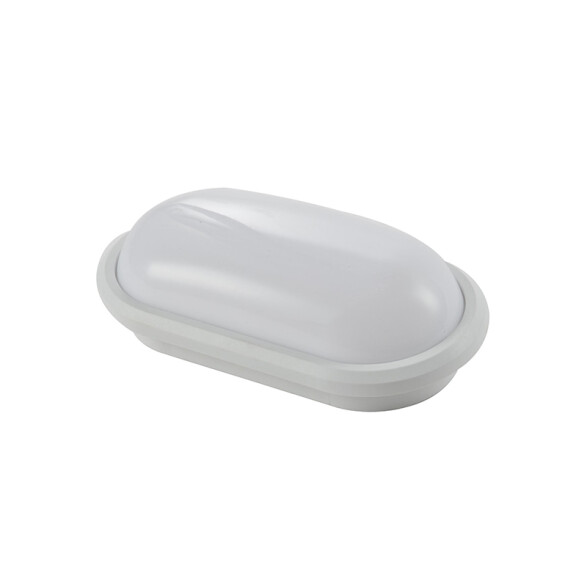 Plafón ovalado LED blanco 20W Ø222mm luz fría IX9244Y