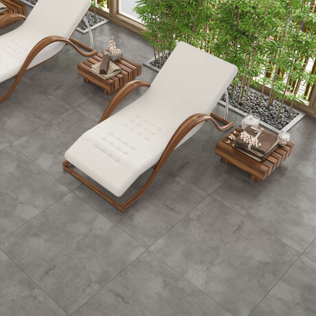 CERAMICA PARA PISO DE 60X60 RECTIFICADO MATE EXTERIOR LUME GAMAS DE GRIS