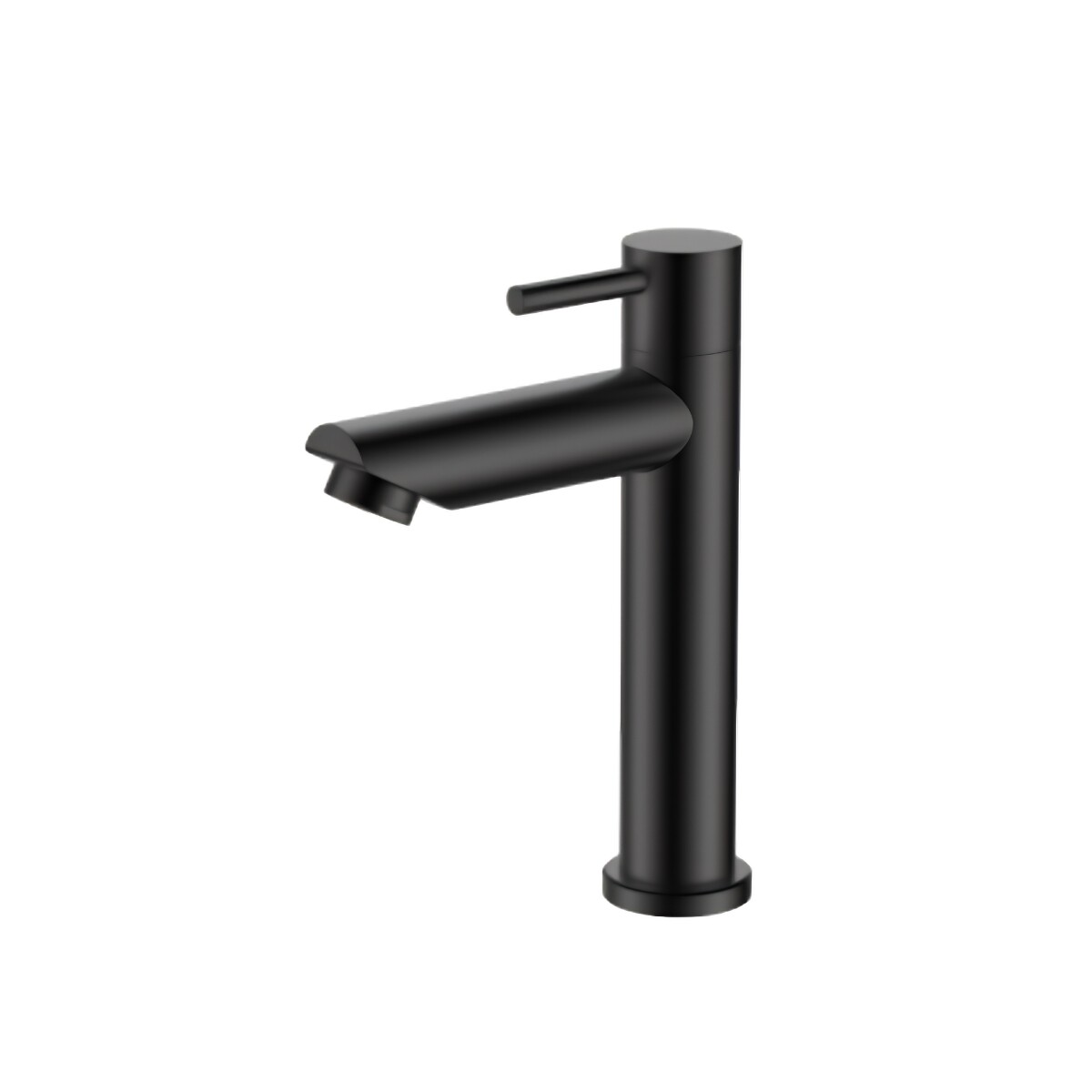 Grifo Cierre Ceramico Palito Negro Acero Unitario 90° 
