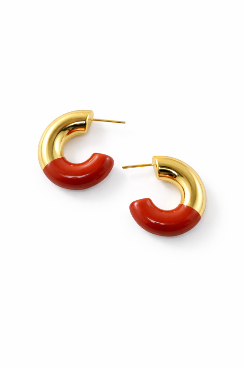 Aros de acero combinados dorado