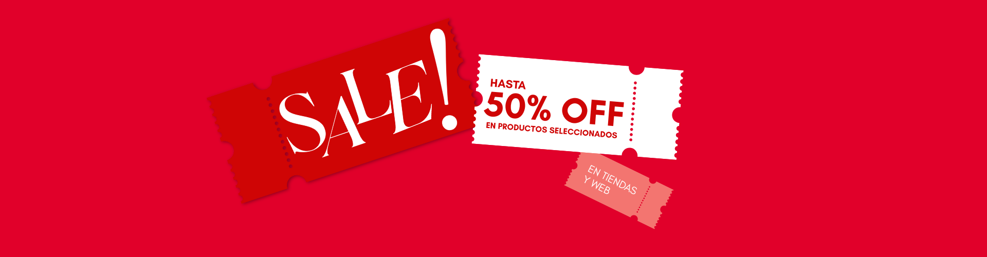 SALE!! PRODUCTOS SELECCIONADOS