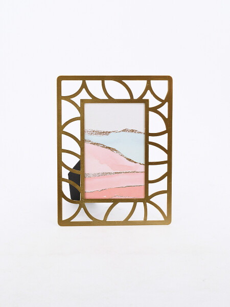 PORTARRETRATO NOVEAU DORADO