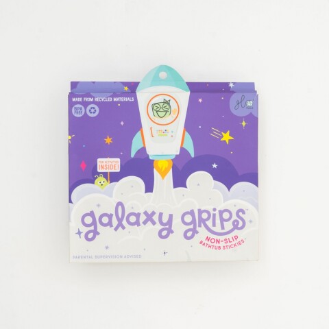 8 calcomanías Glo Pals galaxia antideslizantes para bañera GALAXY