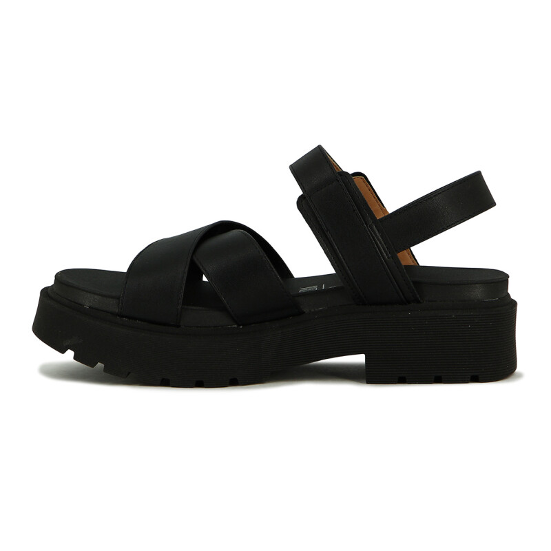 Vizzano Sandalia C/dos Tiras Cruzadas Y Hebillas Negro