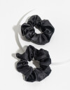 Skunzies Lisas Set De Scrunchies - Negro