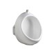 MINGITORIO OVAL DE LOZA SANITARIA LINEA OSIRIS COLOR BLANCO BLANCO