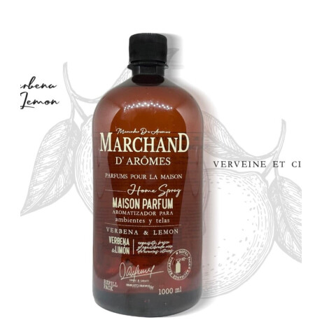 REFILL HOME SPRAY MARCHAND 1000ML VERBENA & LIMON
