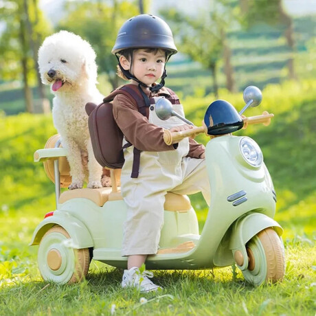 Moto A Batería Retro Doble Infantil C/Luz Sonido Moto A Batería Retro Doble Infantil C/Luz Sonido
