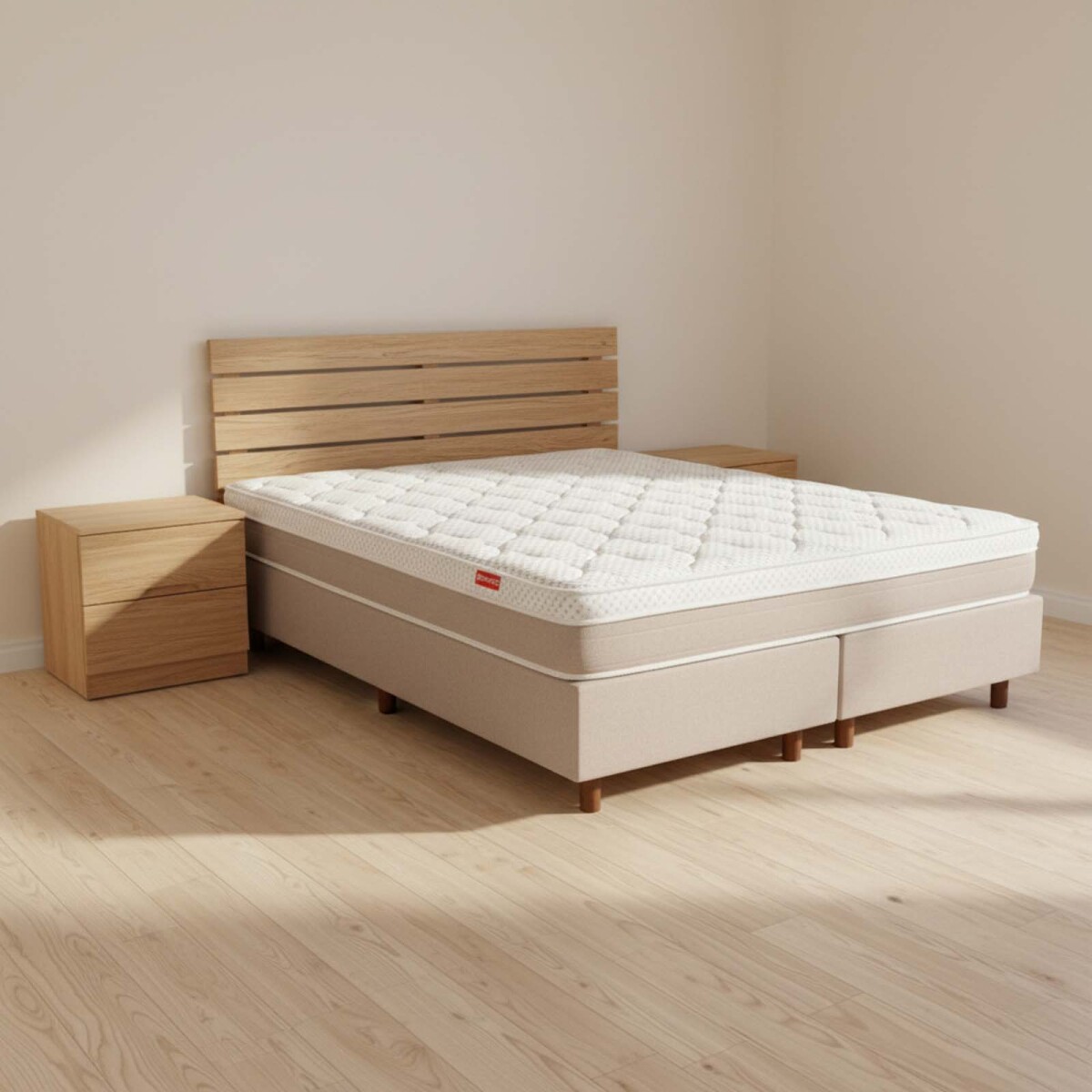 SOMMIER - ESPUMA IVORY ONESIDE QUEEN 